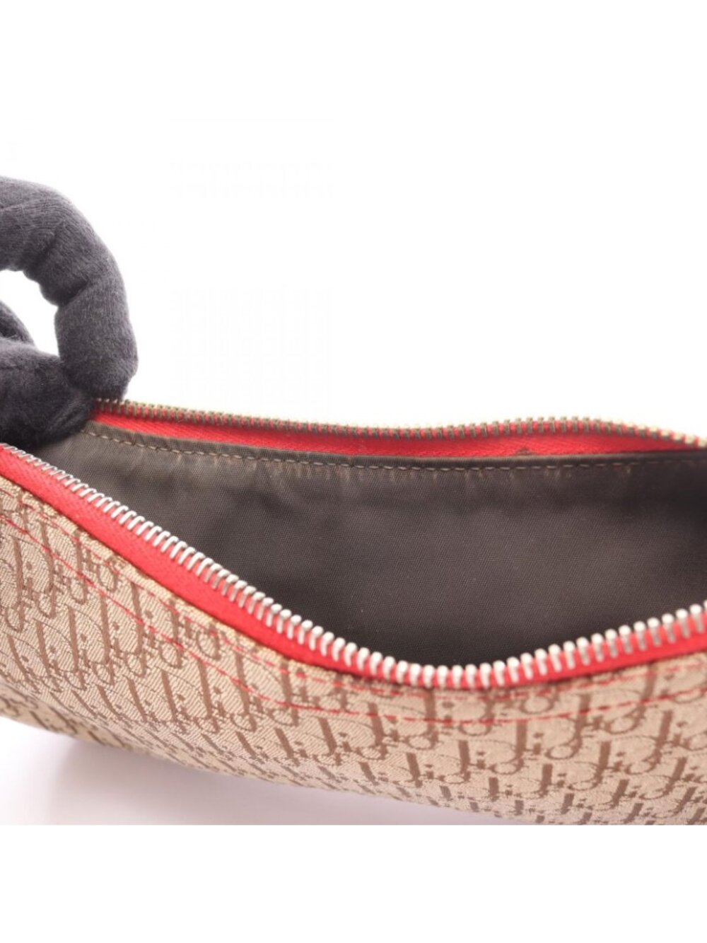 Dior Shoulder Bag Rasta Trotter Saddle Pocket Beige Multi Canvas Leather - Picture 5 of 15
